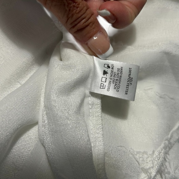 NWT Goldie Lew Olsen Blouse Ruffled Lace Blouse Sz Small - Picture 10 of 10